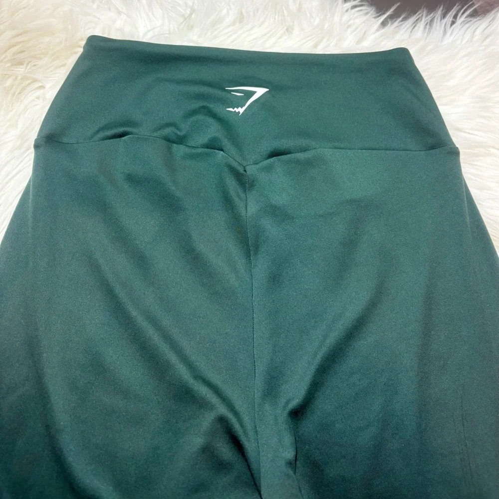 GYMSHARK Green Training Leggings High Rise - Picture 6 of 8